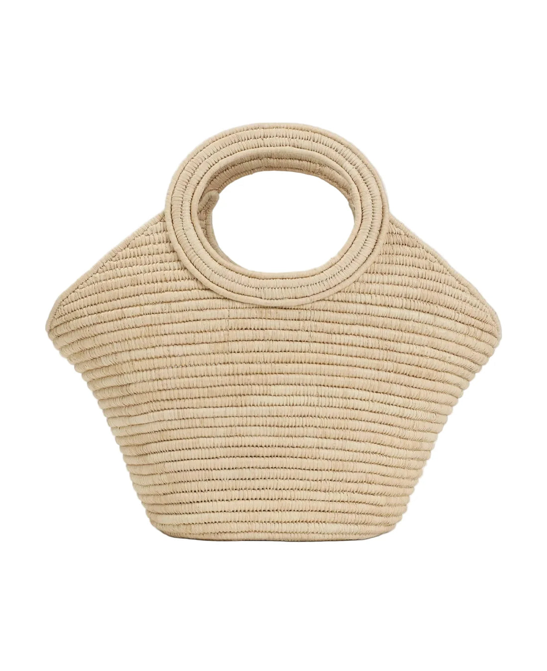 Braided Panier in Raffia Handbag