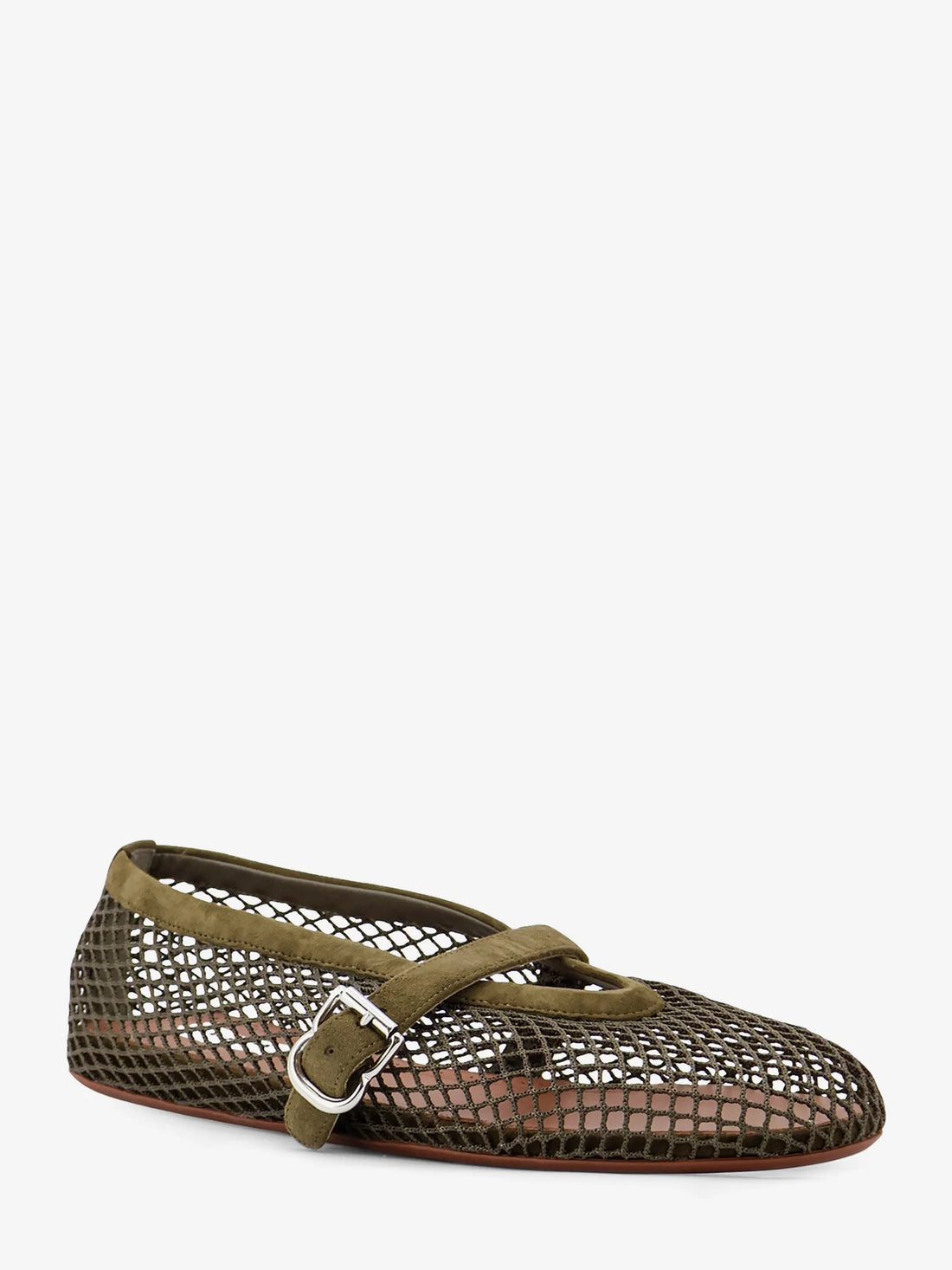 mesh ballet flats