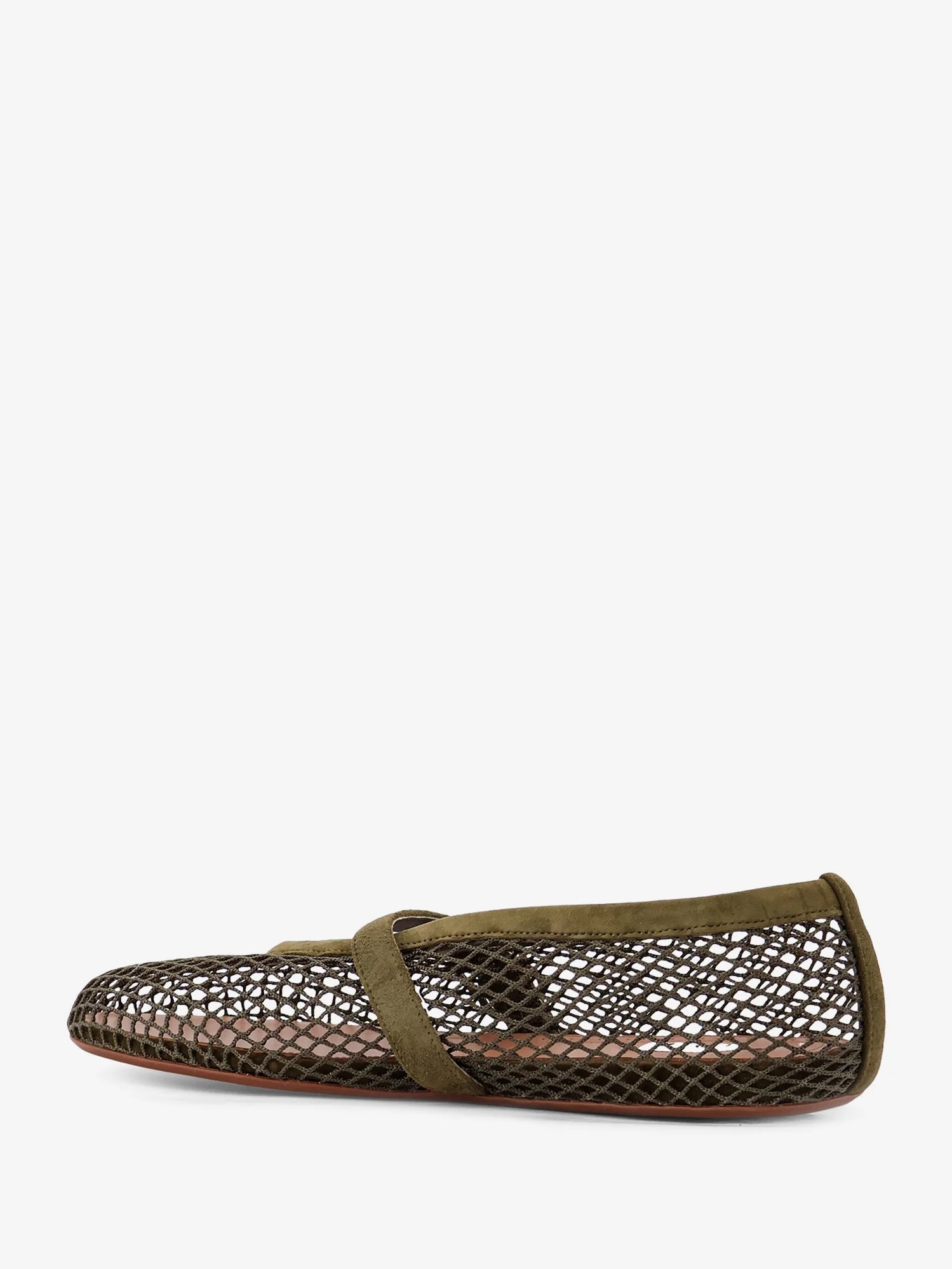 mesh ballet flats