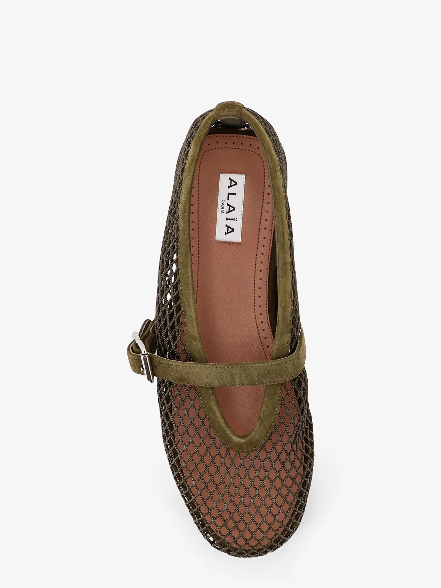mesh ballet flats