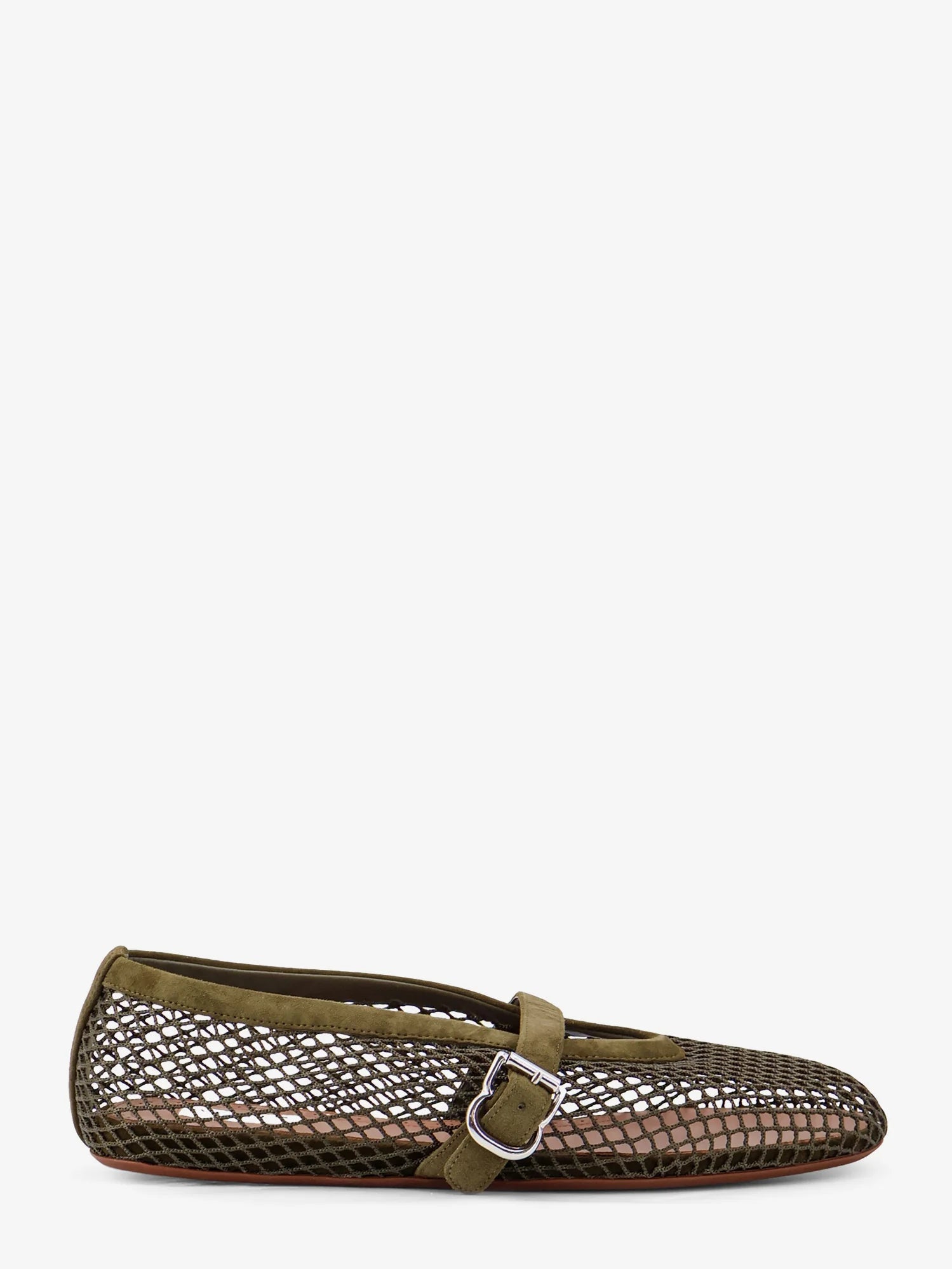 mesh ballet flats