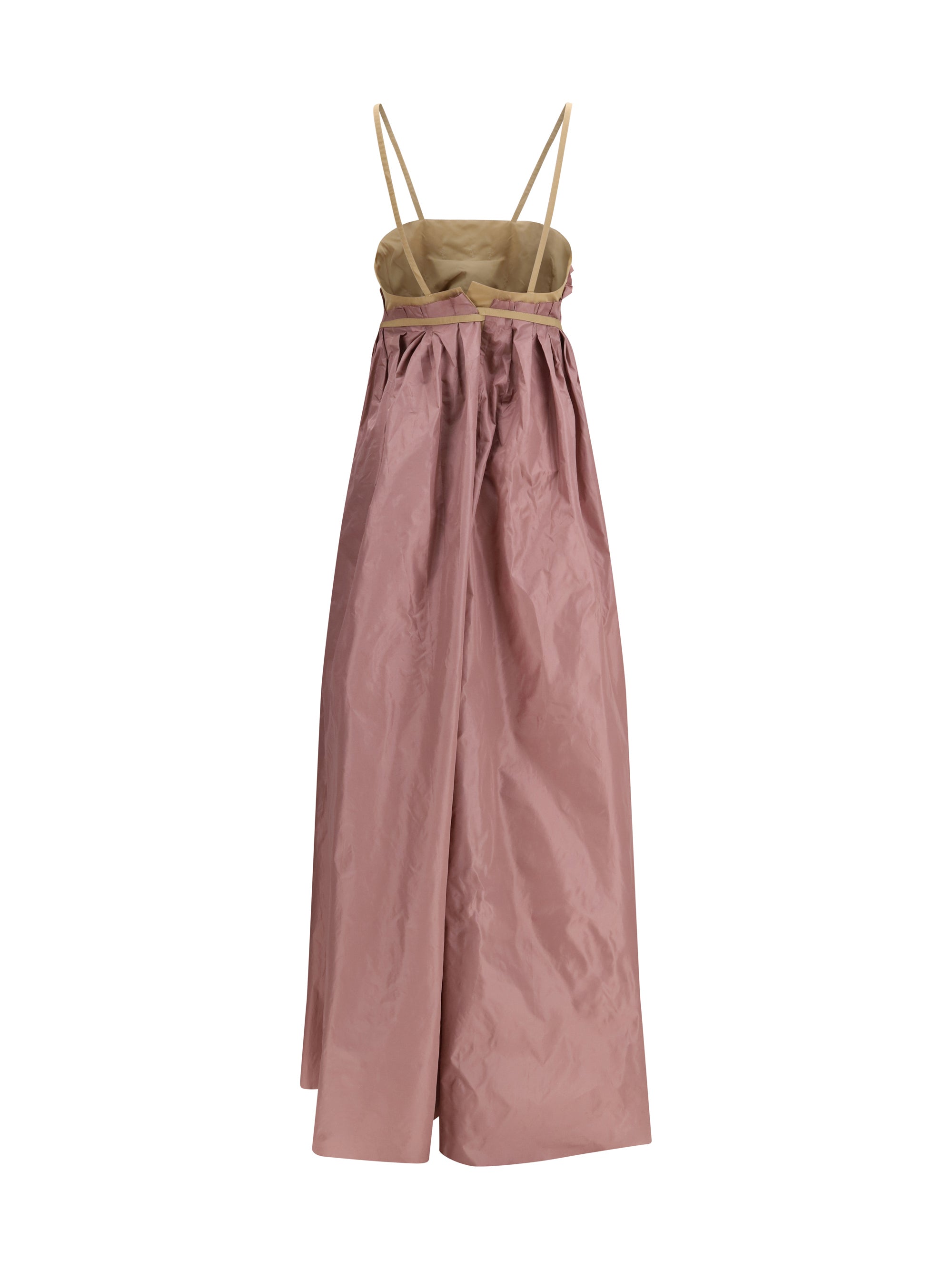 taffeta maxi dress