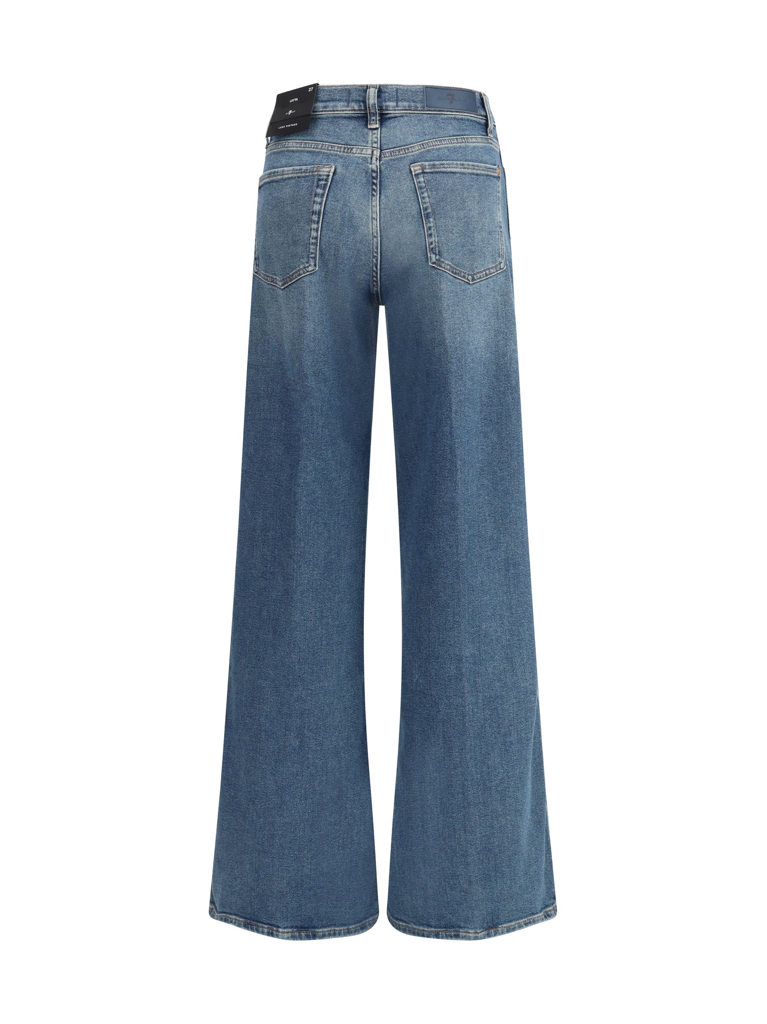7FOR 25 lotta luxe wide leg jeans