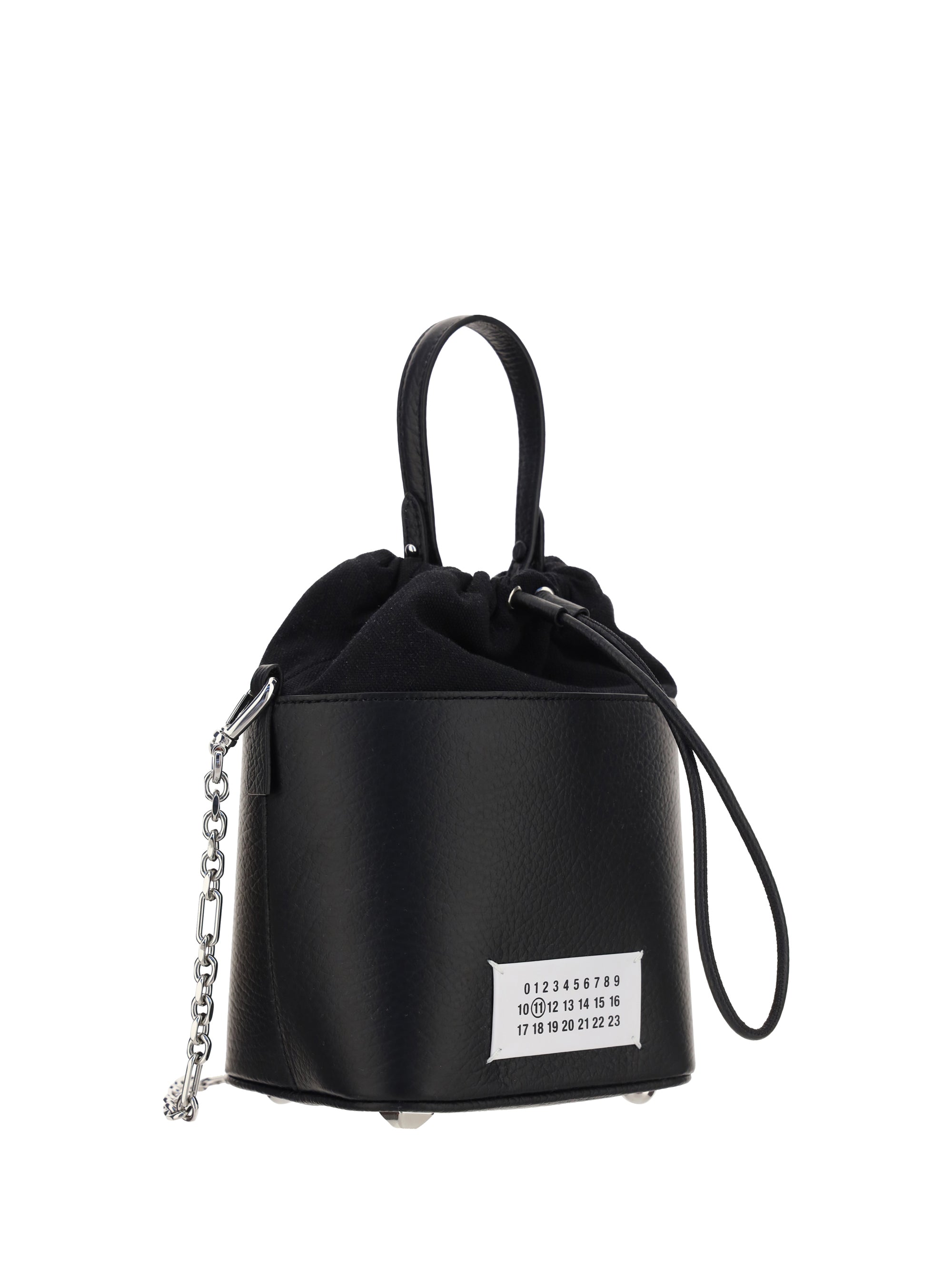 leather bucket bag