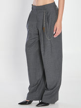 ALEXANDER WANG 04 grey wool-blend trousers