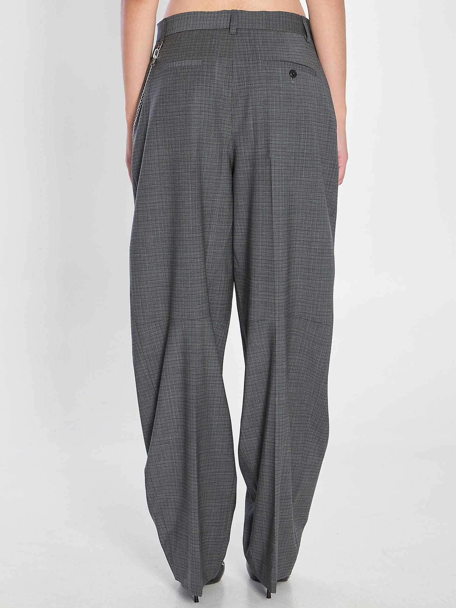 ALEXANDER WANG 04 grey wool-blend trousers