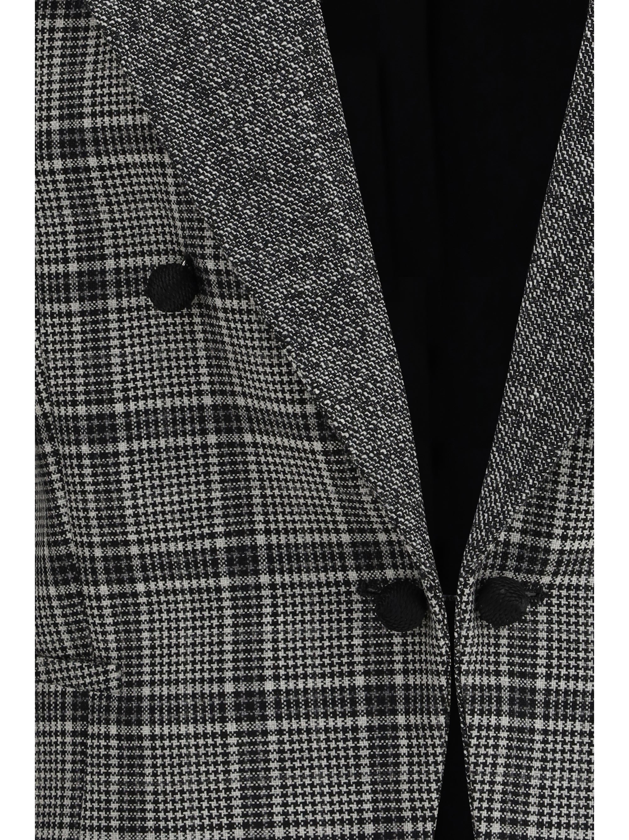 VALENTINO 44 wool check jacket