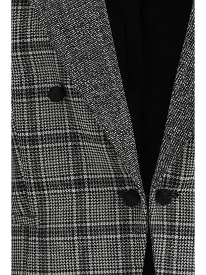 VALENTINO 44 wool check jacket