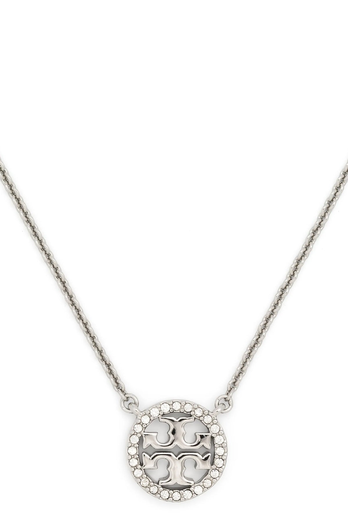the tory burch miller pavé necklace redefines everyday elegance through meticu