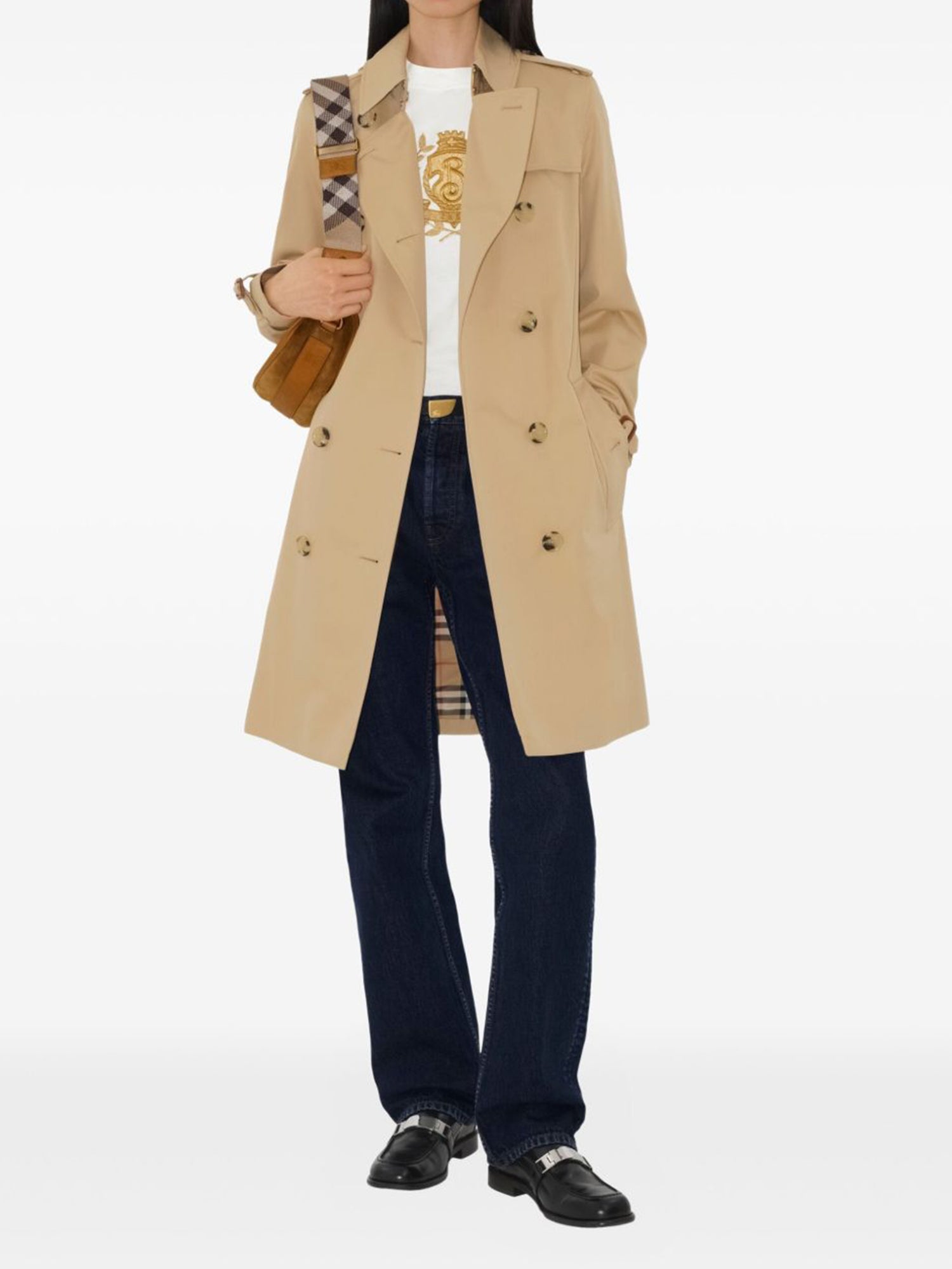 BURBERRY 10 heritage kensington trench coat
