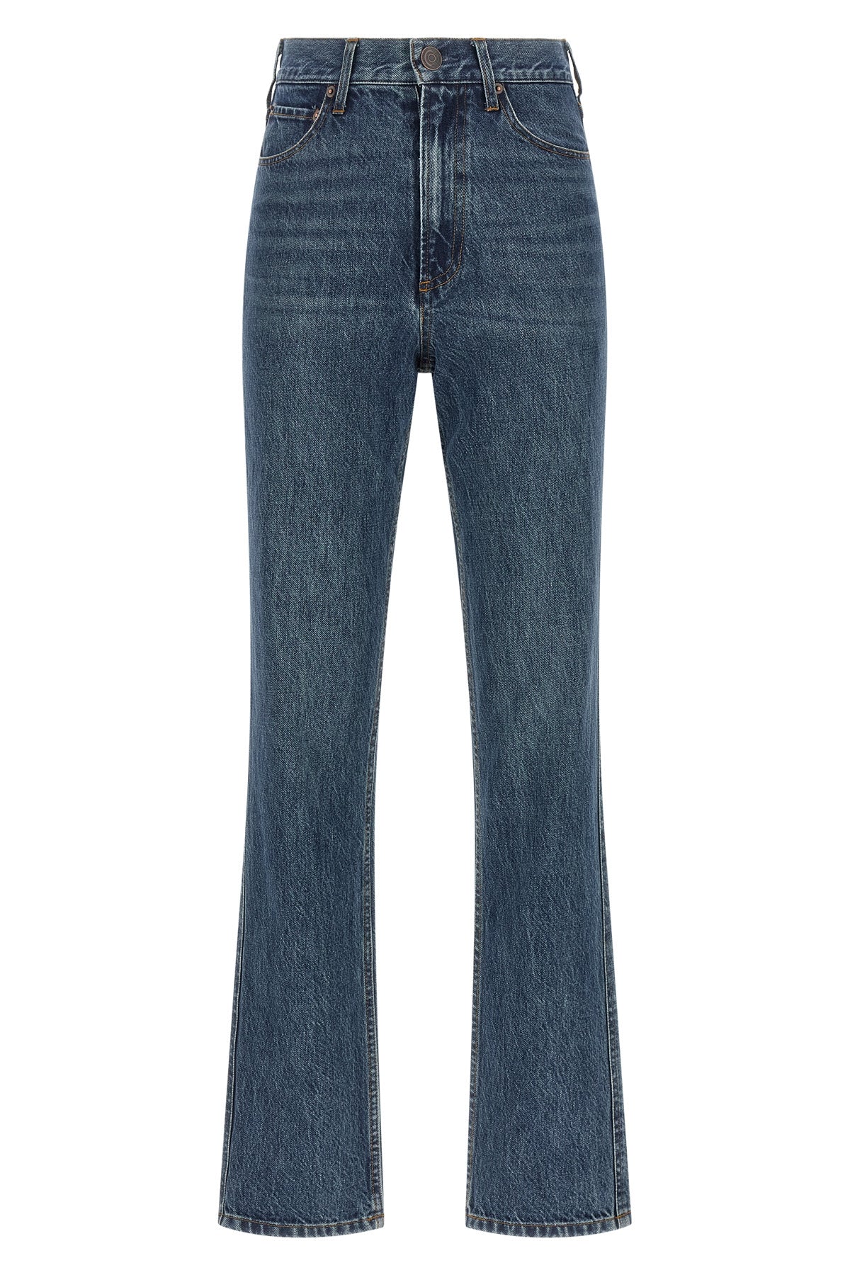 jeans co define the silhouette through a sartorial construction in pure structur