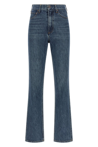 jeans co define the silhouette through a sartorial construction in pure structur