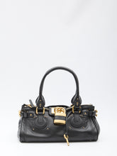 CHLOE OS paddington bag in garnet leather