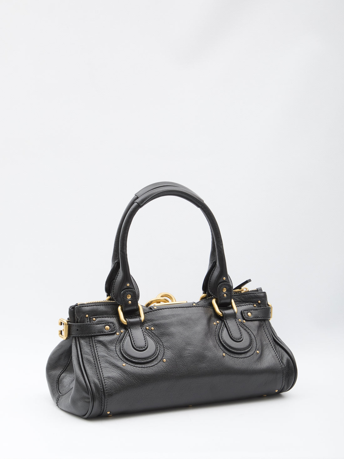 CHLOE OS paddington bag in garnet leather