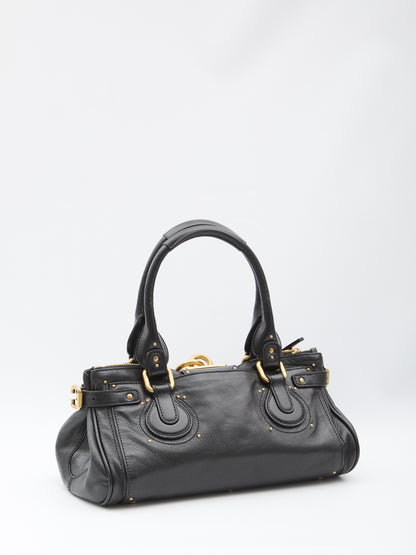 CHLOE OS paddington bag in garnet leather