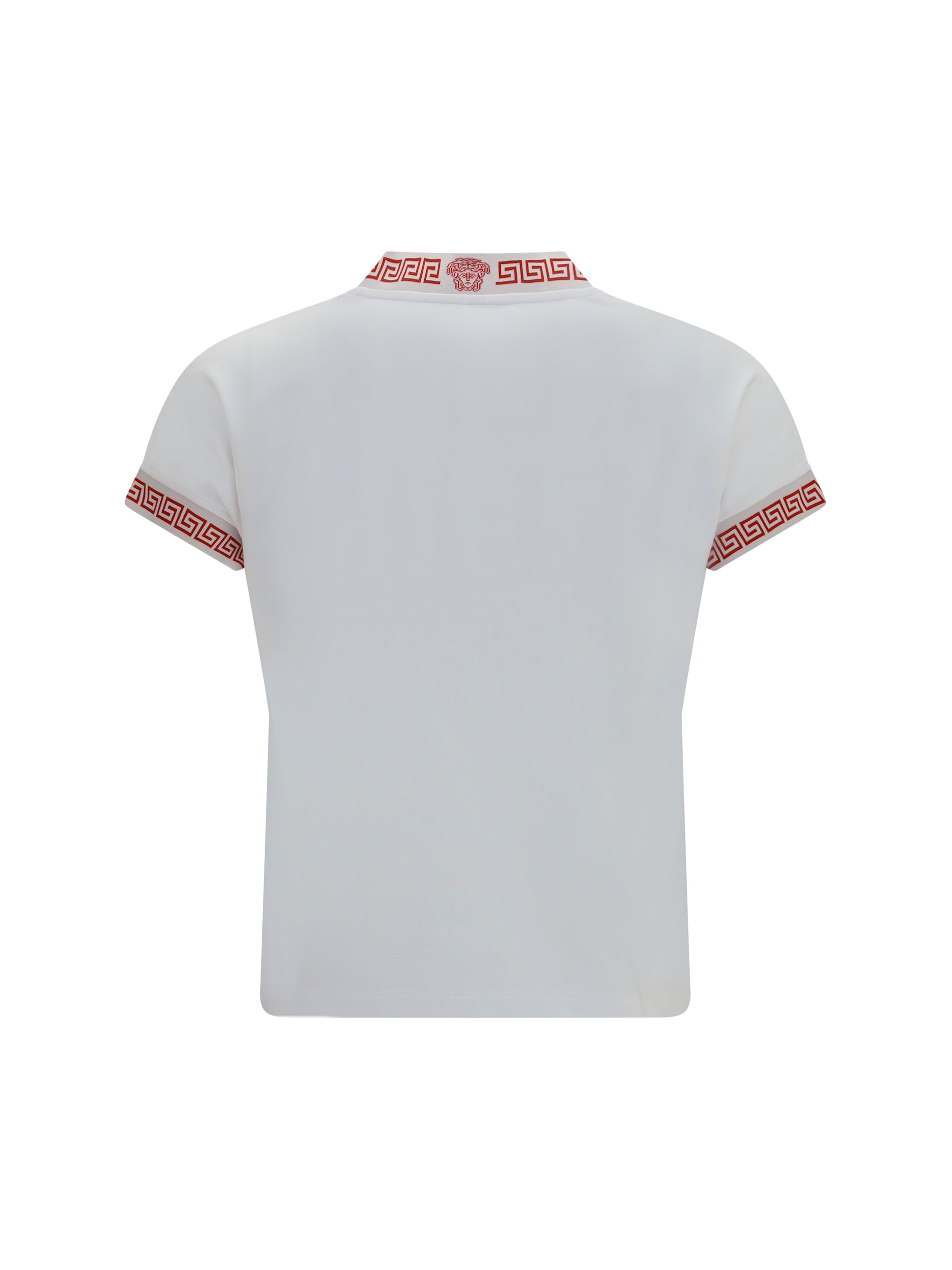 t-shirt by versace with greca details