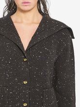 BOTTEGA VENETA M english rib wool cardigan