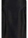 short taffeta dress with collar