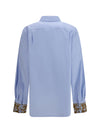 oversized embroidered cotton shirt