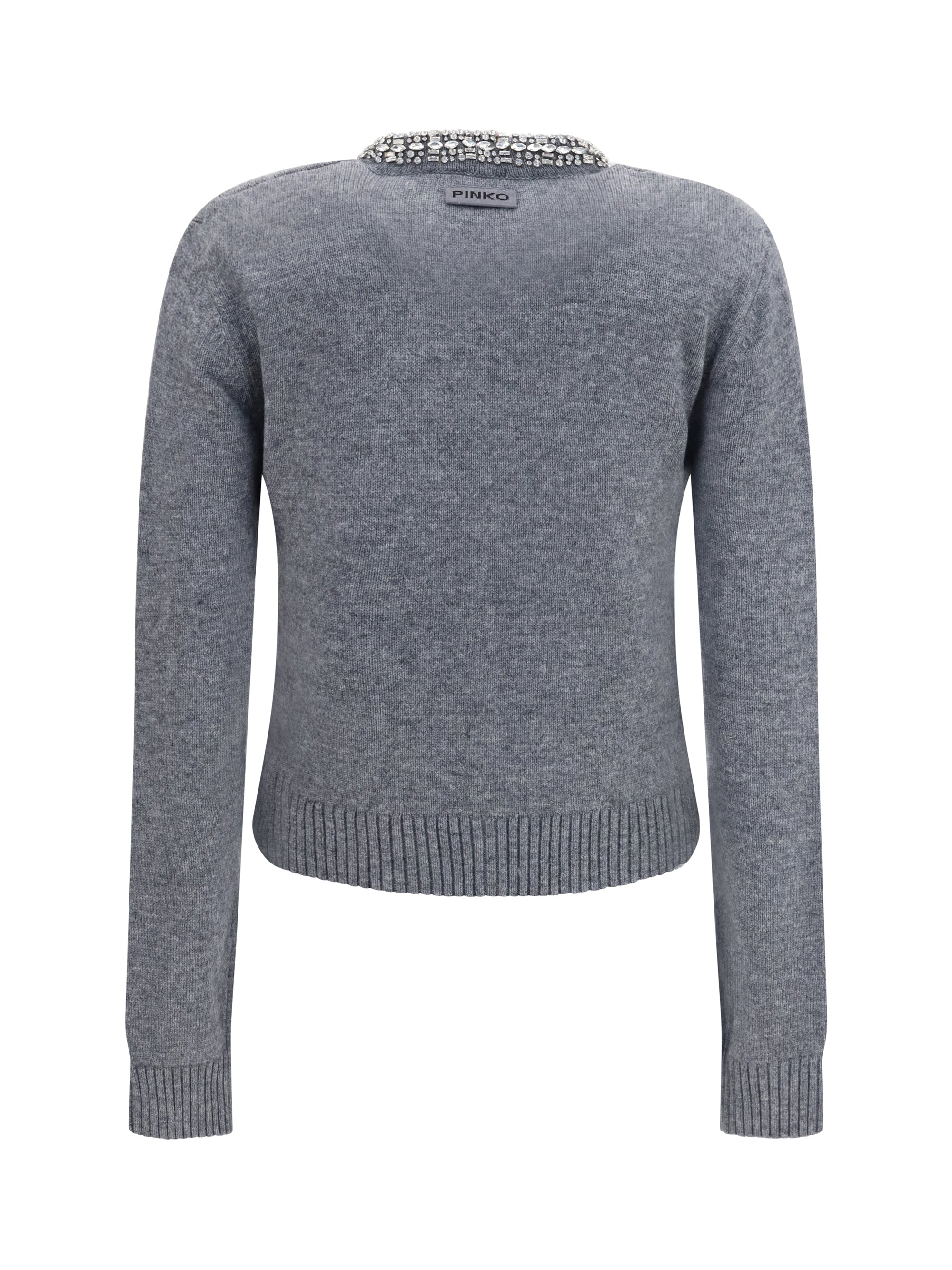 colonia cardigan with jewel collar