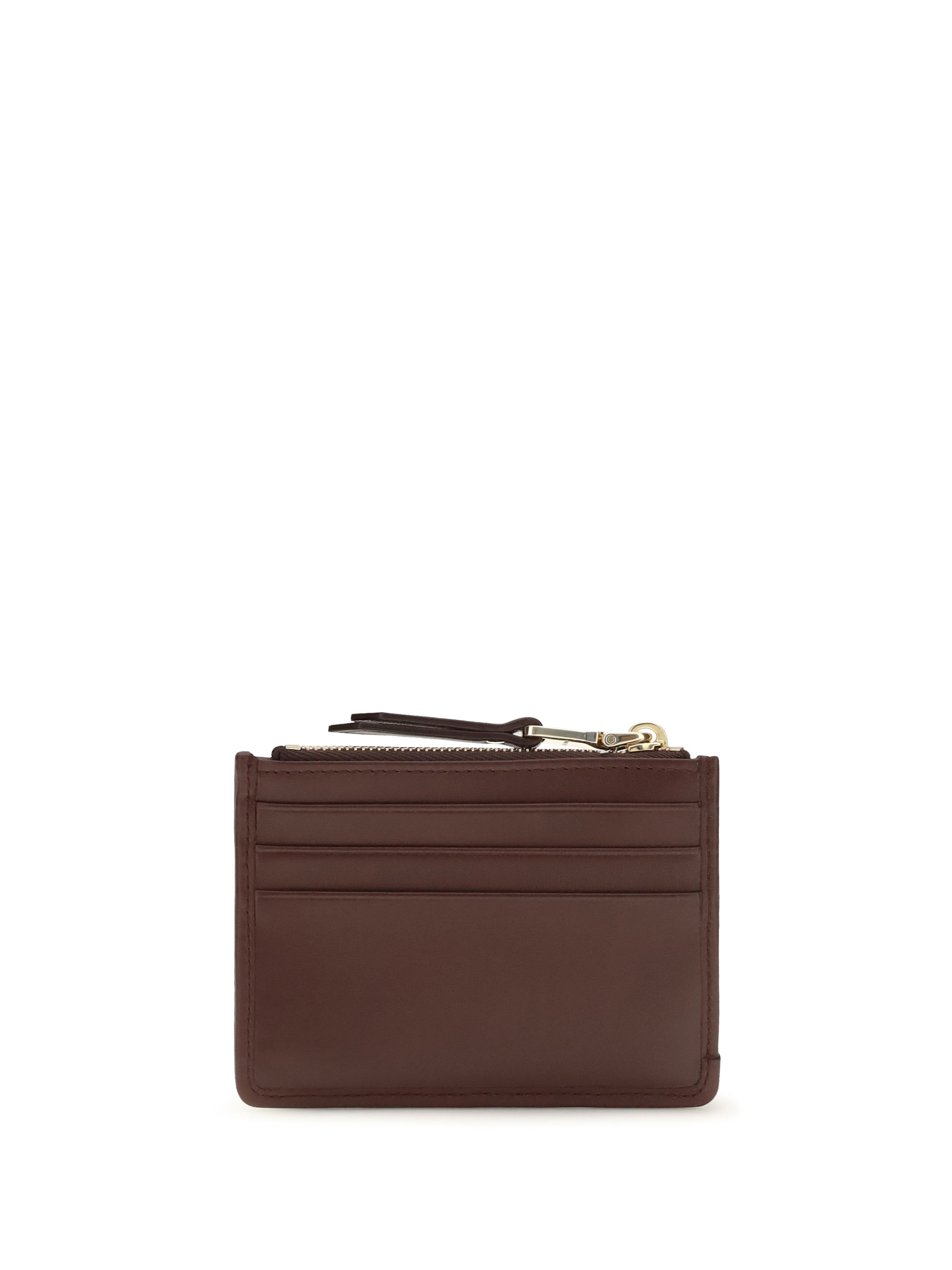 leather wallet with logo