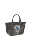 medium trapeze flower-print shopping bag