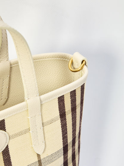 BURBERRY OS mini reversible bloomsbury tote bag