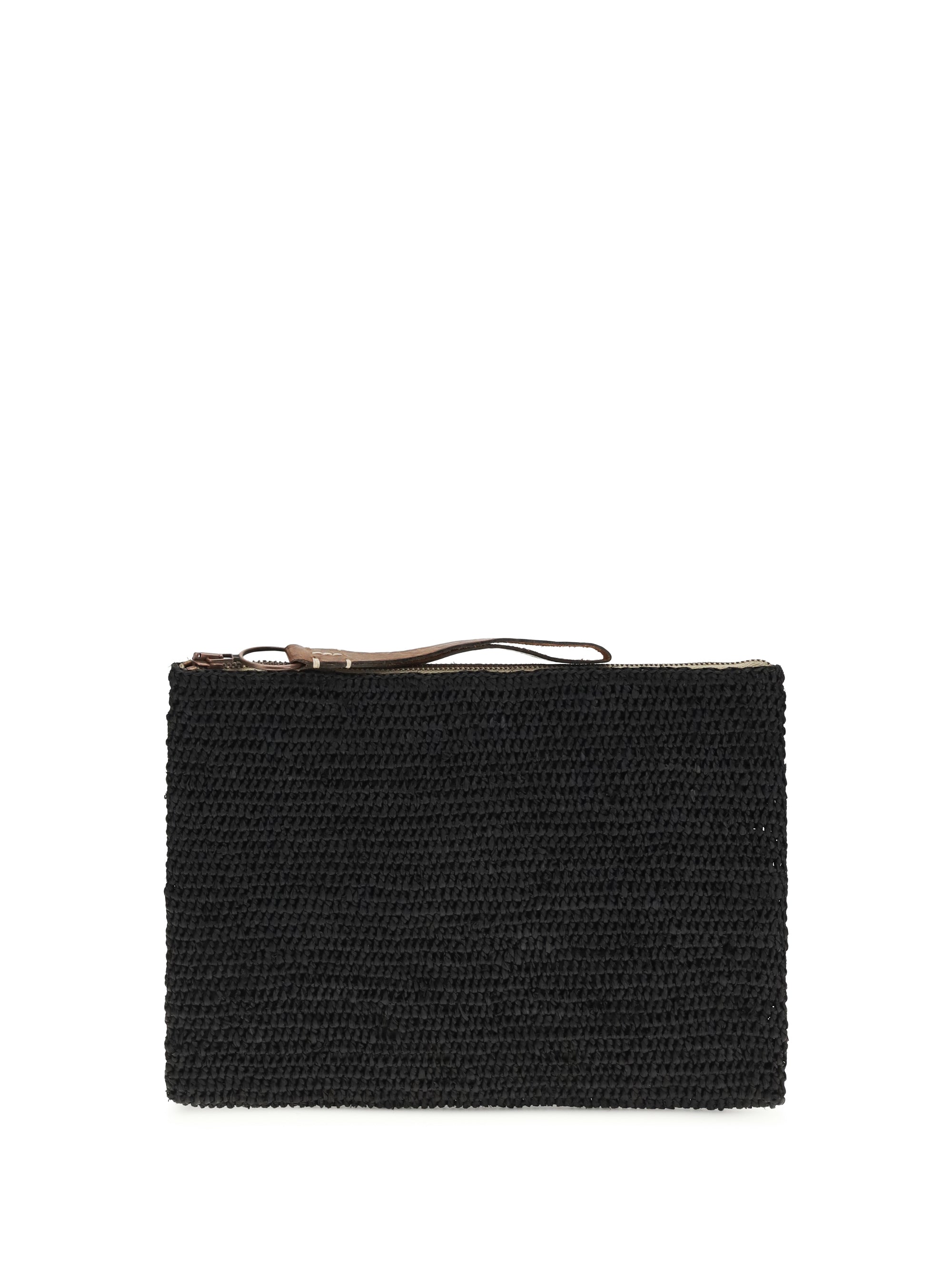 raffia ampy pouch
