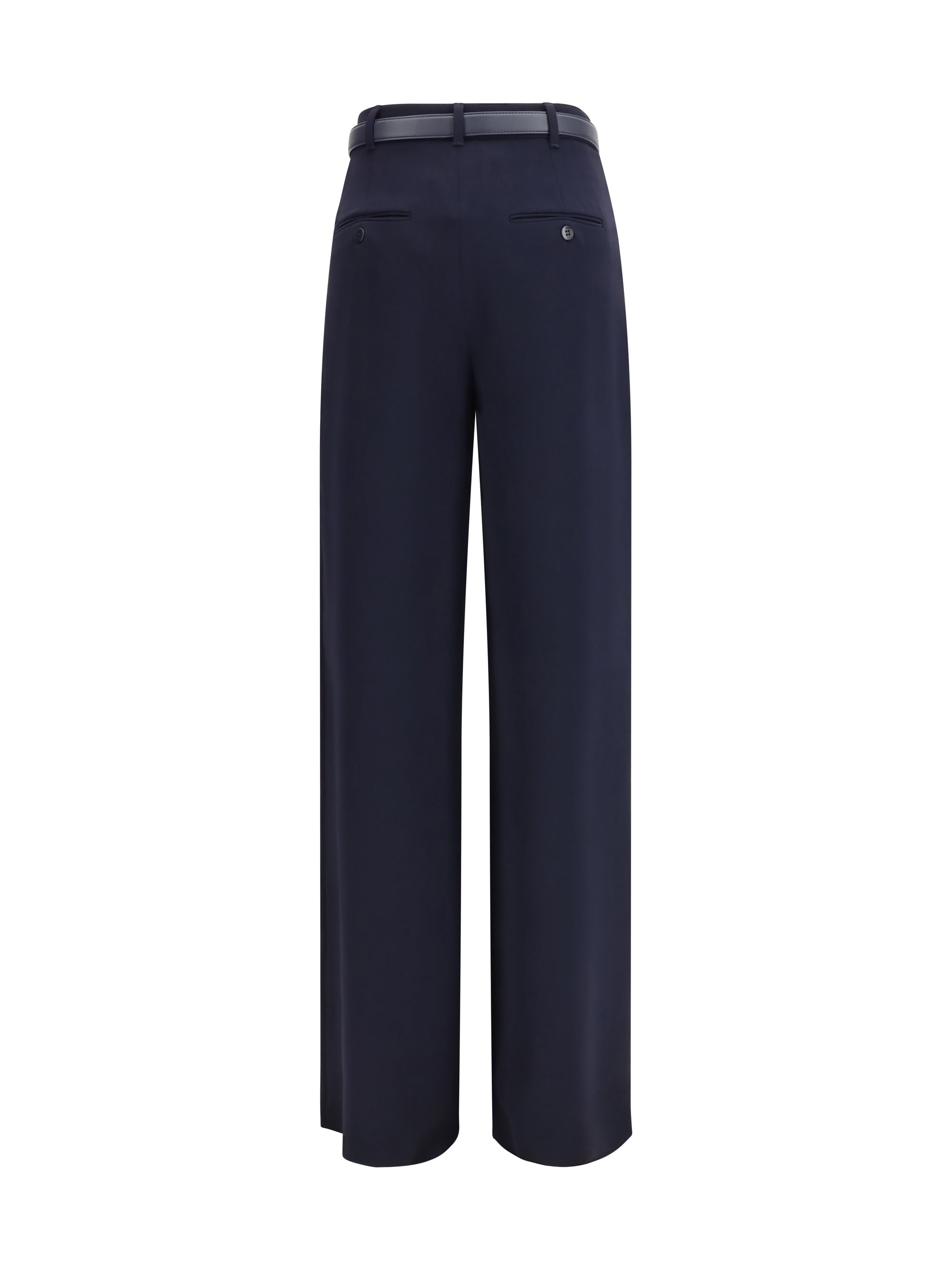 elegant pants with belt