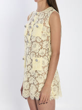 SELF PORTRAIT 10 fine lace mini dress