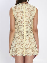 SELF PORTRAIT 10 fine lace mini dress