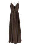 the zimmermann long dress defines a fluid silhouette through a pure silk sartori