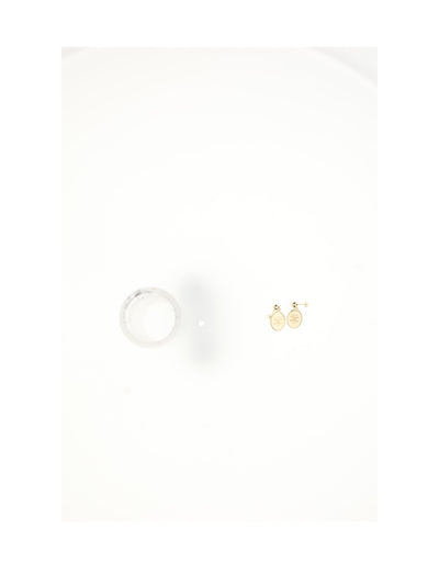 medal earrings