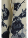 wool and cashmere sweater with applied roses