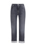 7FOR 24 relaxed skinny slim illusion jeans