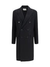 double-breasted wool coat