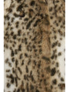 leopard print faux fur coat