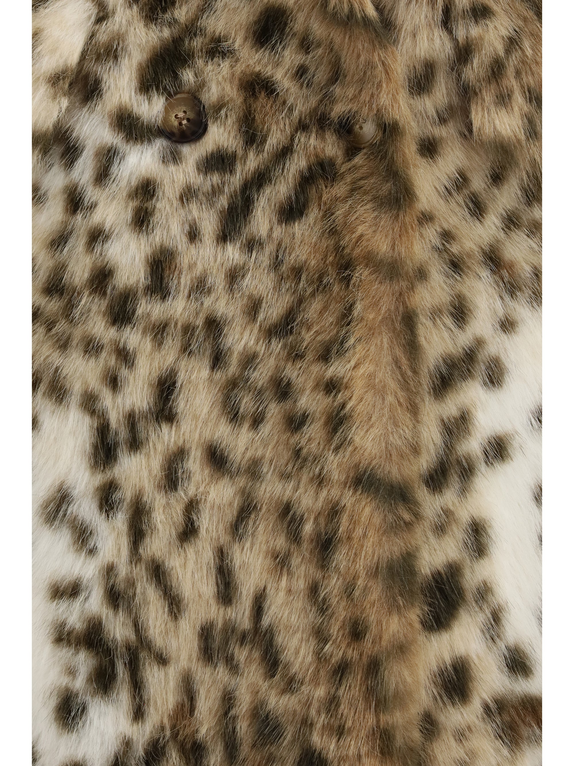 leopard print faux fur coat
