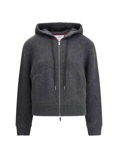 THOM BROWNE 40 wool hoodie