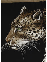 DOLCE & GABBANA OS leopard canvas pillow