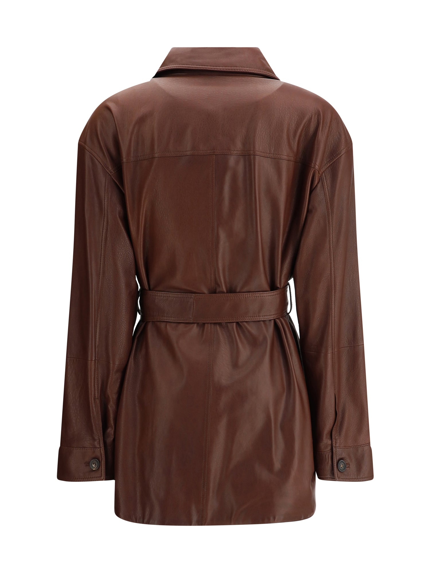 BRUNELLO CUCINELLI 40 saharan leather jacket