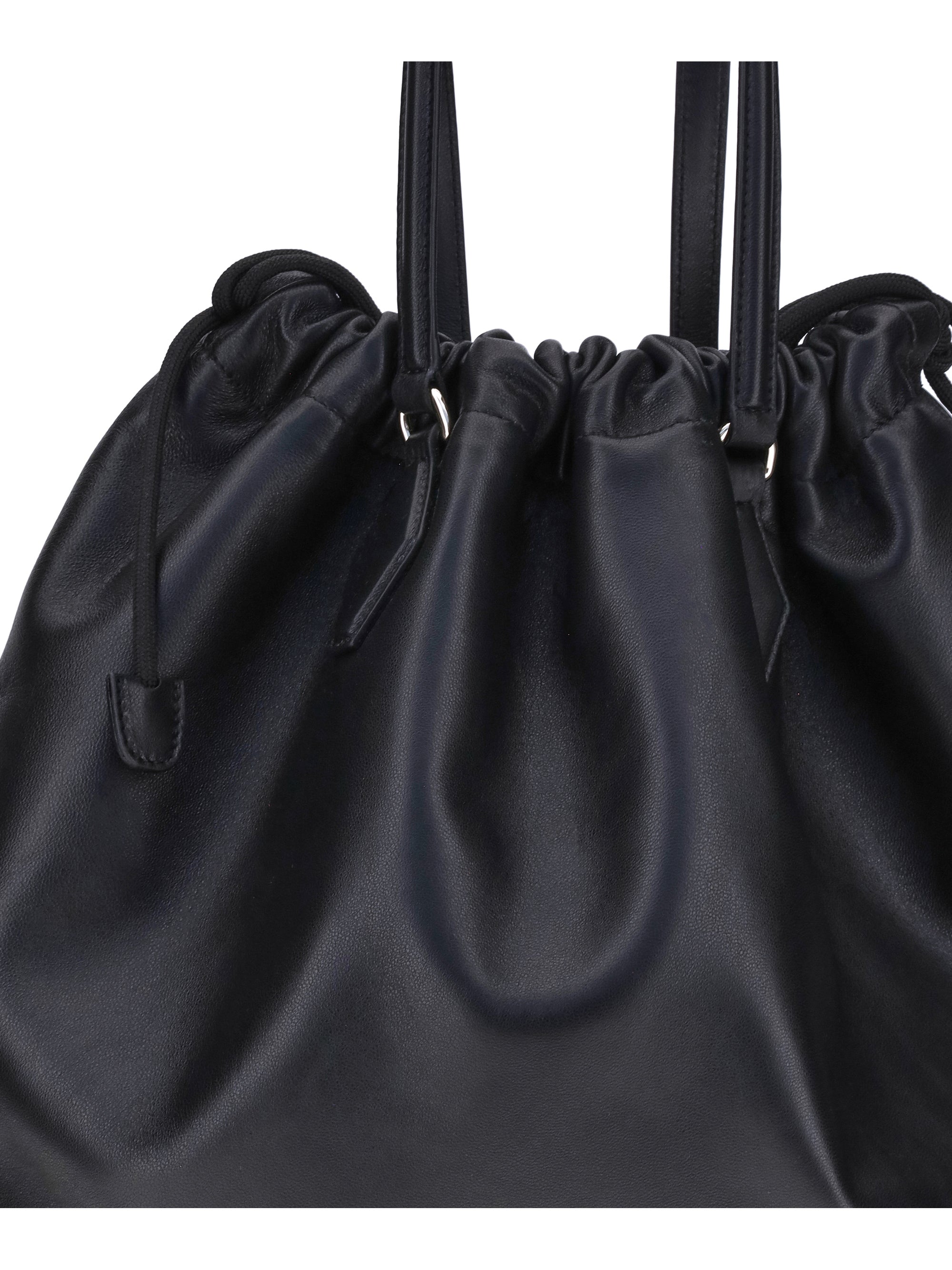drawstring shoulder bag