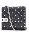 shoulder bag | rockstud spike | nappa/pl