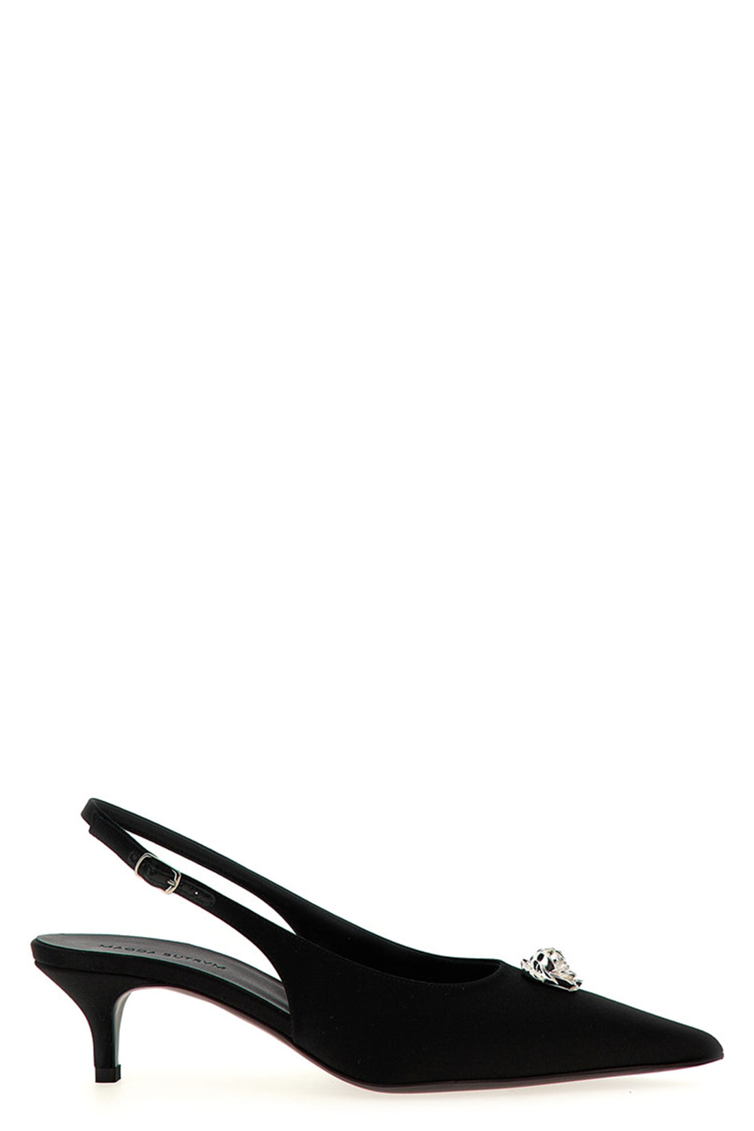 MAGDA BUTRYM 37.5 silk satin slingback