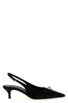 silk satin slingback