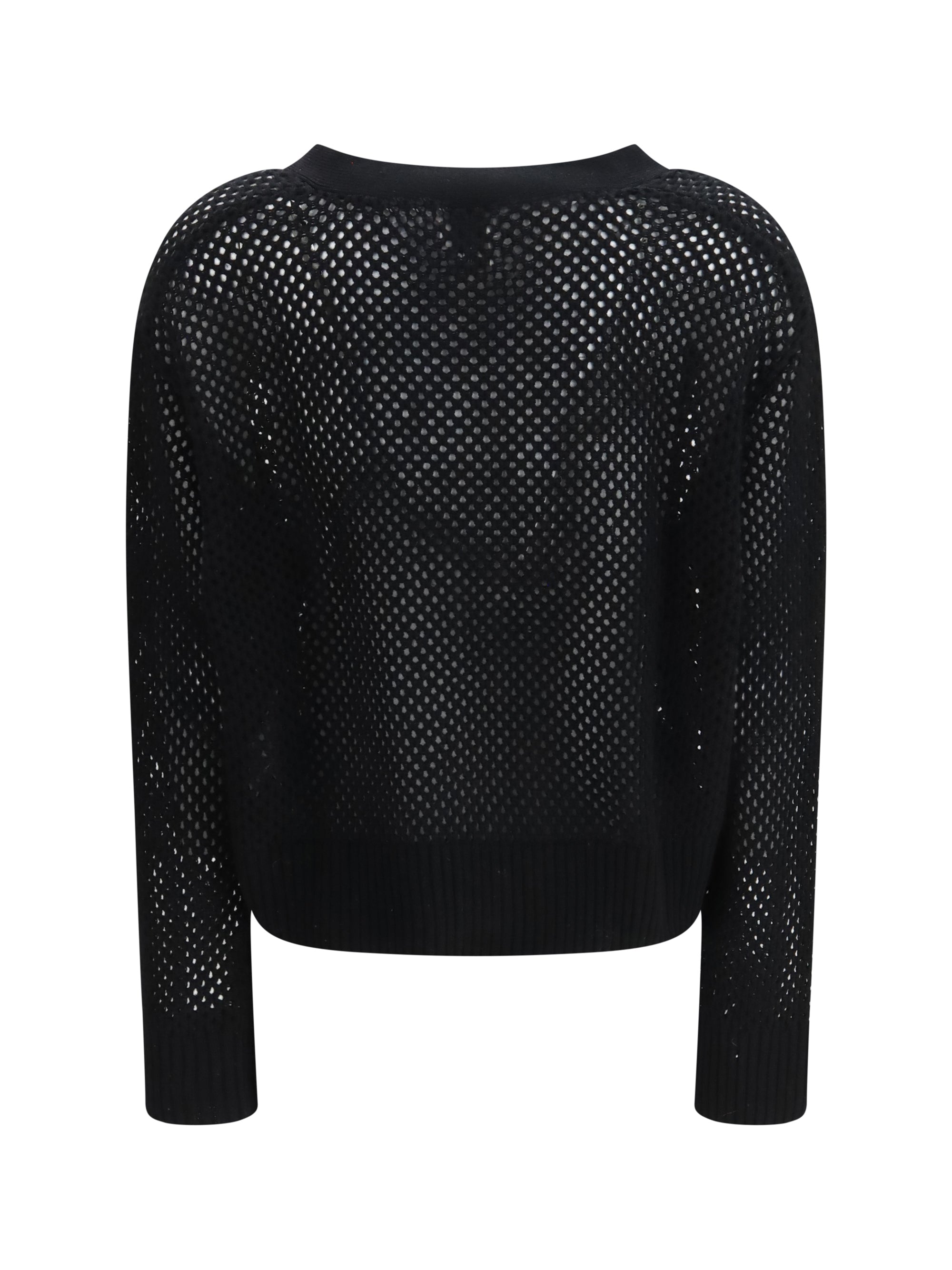 v-neck buttoned cardigan