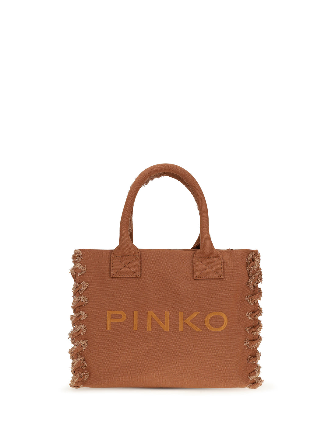 PINKO OS canvas tote bag