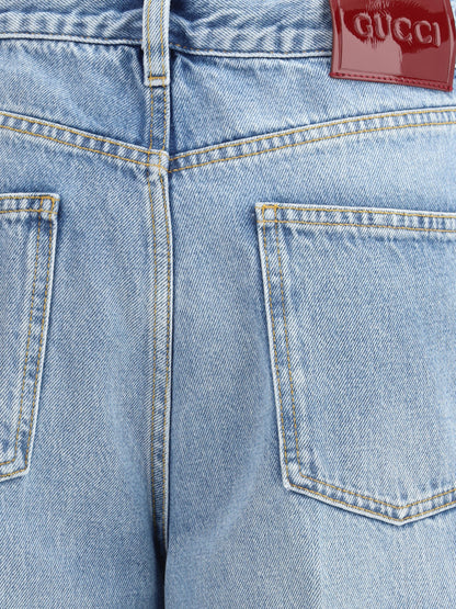 GUCCI 26 wide leg jeans