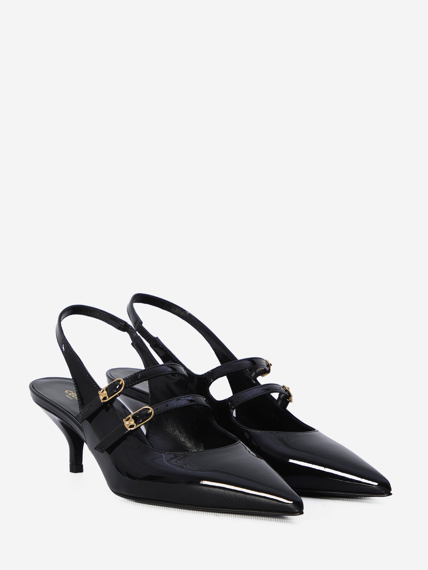 CELINE 36½ mary jane slingback pumps