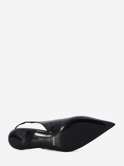 CELINE 36½ mary jane slingback pumps